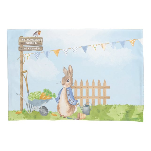 Peter the Rabbit Pillow Case (Front)