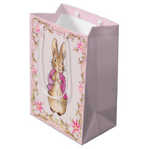 Peter the Rabbit Pink jacket Medium Gift Bag