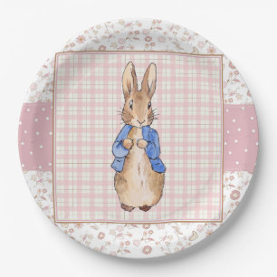 Peter the Rabbit Pink jacket Paper Plates