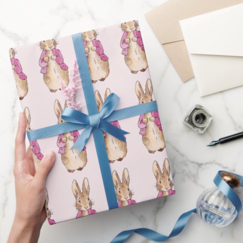 Peter the Rabbit Pink Jacket Wrapping Paper