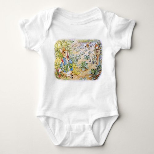 Peter the Rabbit Poster Baby Bodysuit