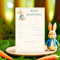 Peter The Rabbit Predictions Fun Game Flyer