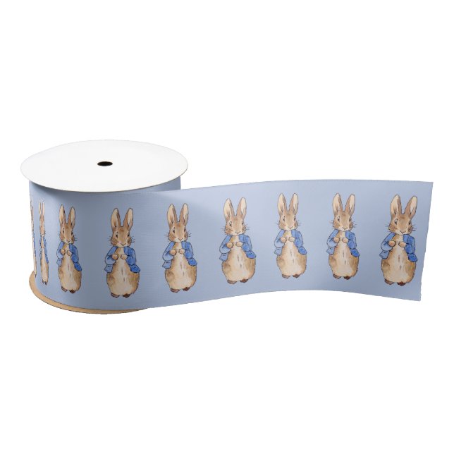 Peter the rabbit  satin ribbon (Spool)