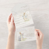 Peter the Rabbit Some Bunny Baby Shower All In One Invitation (Tearaway)