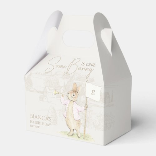 Peter the Rabbit Some Bunny Baby Shower Favor Boxes