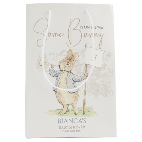 Peter the Rabbit Some Bunny Baby Shower Medium Gift Bag