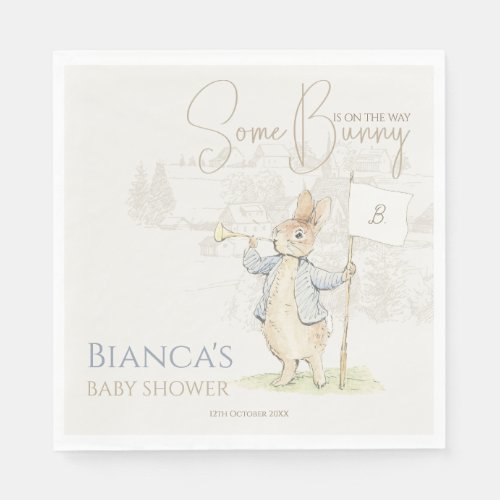 Peter the Rabbit Some Bunny Baby Shower Napkins
