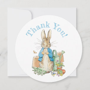 Peter the rabbit Thank you Card