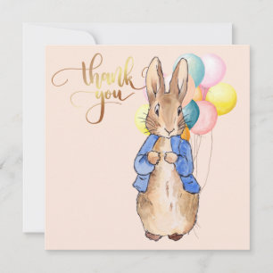 Peter the rabbit Thank you Card