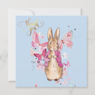 Peter the rabbit Thank you Card