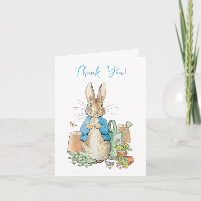 Peter the rabbit Thank you Card (Front)