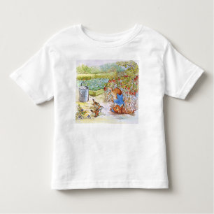 Peter the Rabbit Tumbling in Vegie Patch Toddler T-shirt
