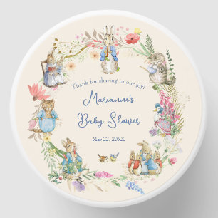 Peter the Rabbit Wildflower Baby Shower Mini Candle Favors