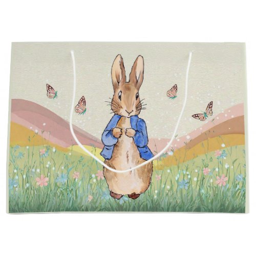 Peter the rabbit wildflowers and butterflies large gift bag