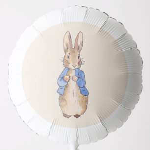 Peter the Rabbit with Blue Background Balloon