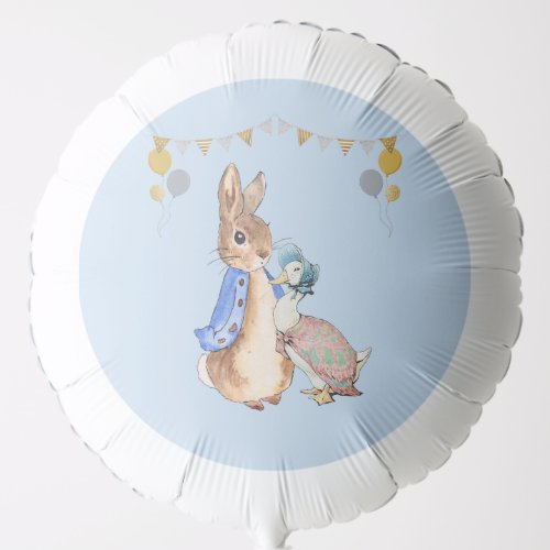 Peter the Rabbit with Jemima Puddle duck Balloon