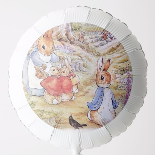 Peter the Rabbit with Josephine Bunny in the Woods Balloon