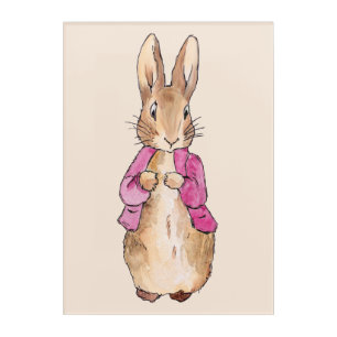 Peter the Rabbit with Pink Jacket Acrylic Print