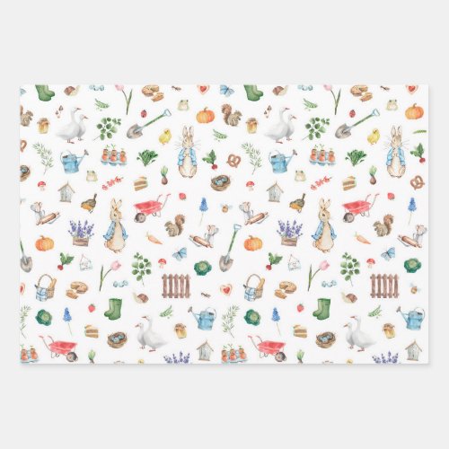 Peter the Rabbit Wrapping Paper Sheets