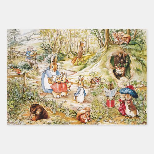 Peter the Rabbit  Wrapping Paper Sheets