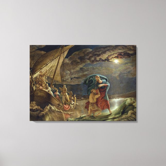 Peter Walks on Water, 1806 Canvas Print (Front)