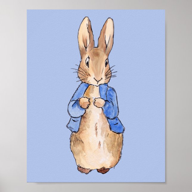 Peter with Blue Background Poster (Front)