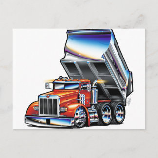 Peterbilt 357 Dump Truck Postcard
