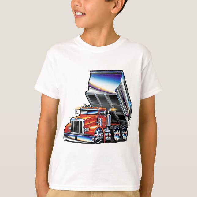 Peterbilt 357 Dump Truck T-Shirt (Front)