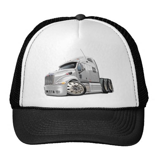 Peterbilt White Truck Hat