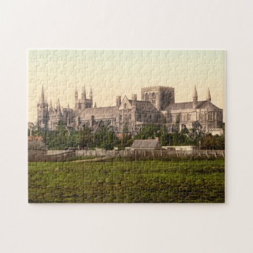 Peterborough Cathedral Cambridgeshire England Jigsaw Puzzle