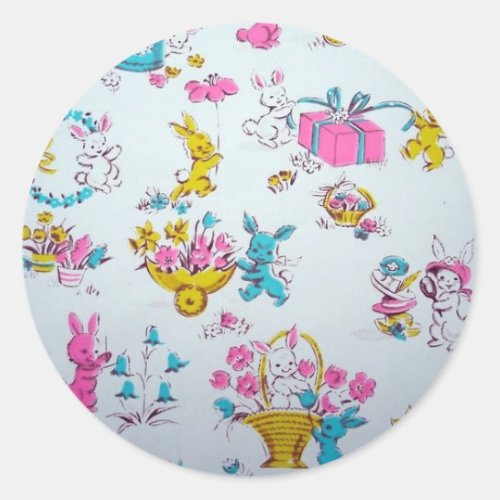 PeterEaster  Bunny Rabbit Classic Round Sticker