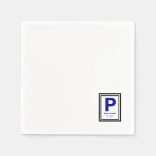 peter's bar mitzvah paper napkins