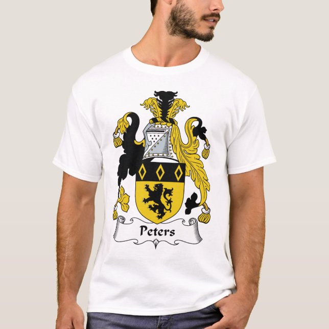 Peters Family Crest T-Shirt (Front)