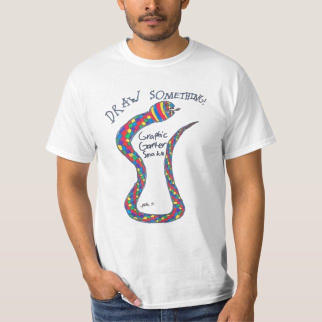 Peter's Graphic Garter Snake Shirt (Front)