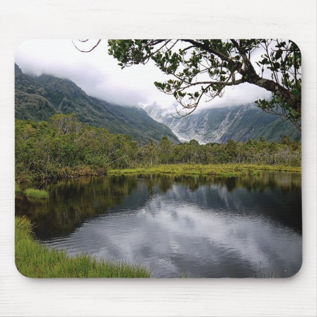 Peter's Lake New Zealand Landscapes Mousepad (Front)
