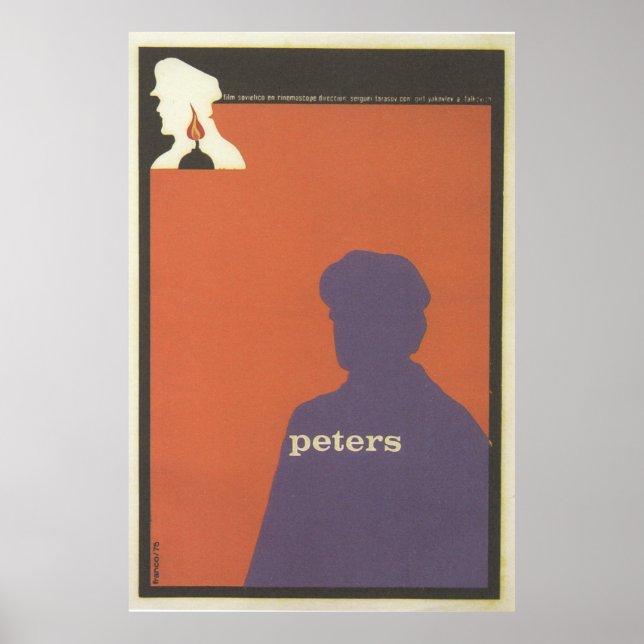 Peters (Soviet Union) Cuban Movie Poster (Front)