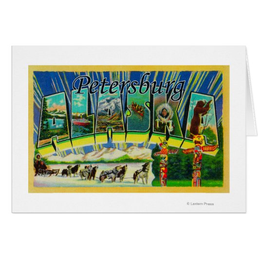 Petersburg, Alaska - Large Letter Scenes (Front Horizontal)