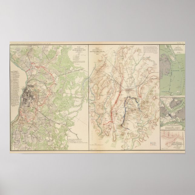 Petersburg, Gettysburg Poster (Front)