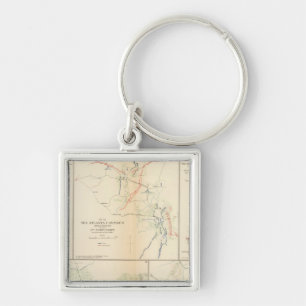 Petersburg, Va, Atlanta Campaign Keychain