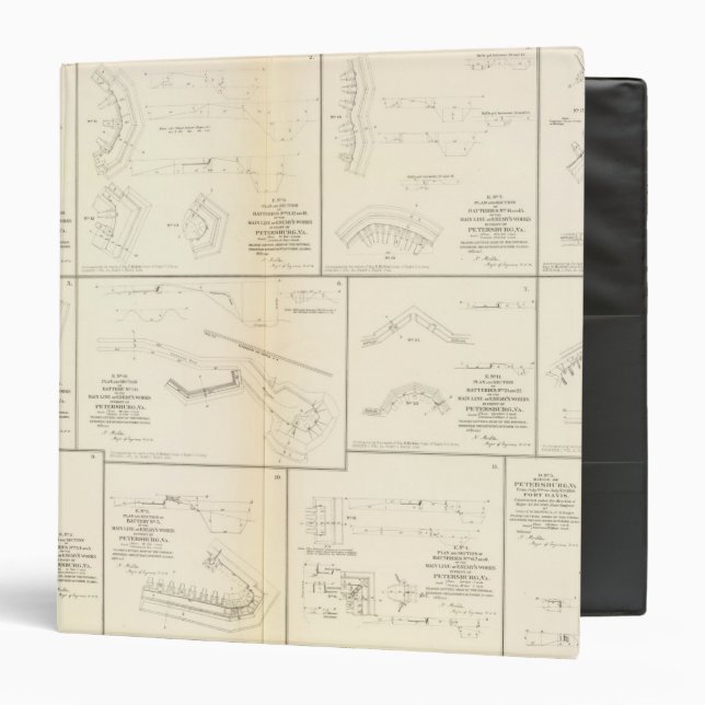 Petersburg, Va batteries, siege Binder (Front/Inside)