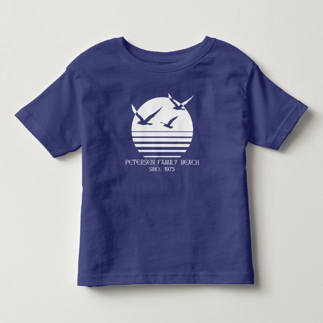 Petersen Family Beach Toddler TShirt (Front)