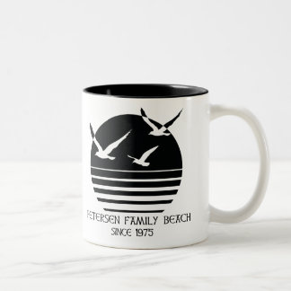 Petersen Family Beach Two Tone Mug