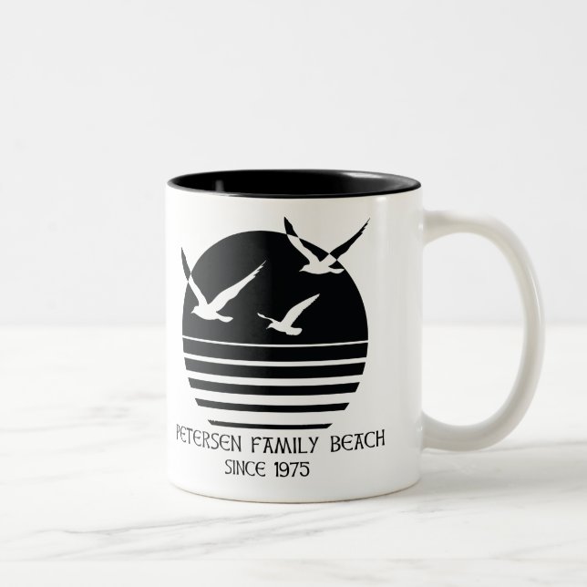 Petersen Family Beach Two Tone Mug (Right)