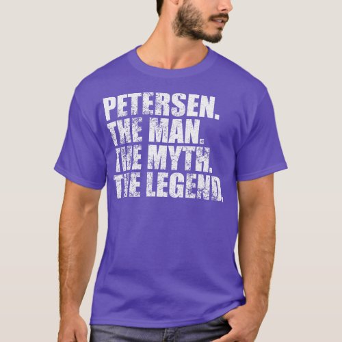 PetersenPetersen Family name Petersen last Name Pe T_Shirt
