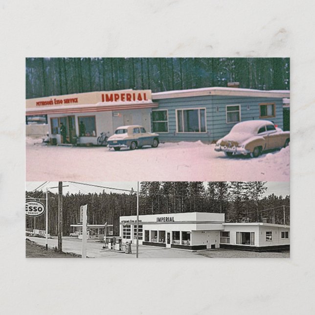 Peterson Family History Postcard (Front)