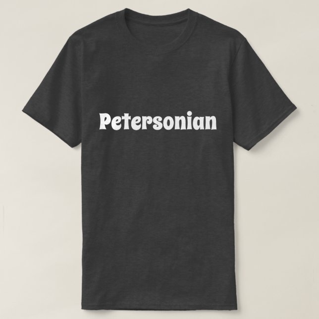 Petersonian T-Shirt (Design Front)