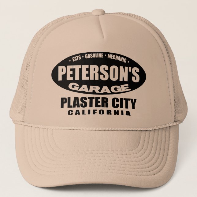 Peterson's Garage - Plaster City Trucker Hat (Front)
