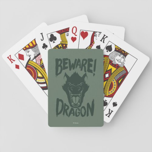 Petes Dragon  Beware Dragon Playing Cards