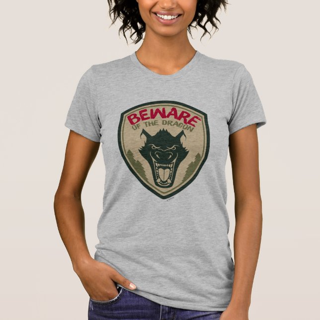 Pete's Dragon | Beware of the Dragon Badge T-Shirt (Front)