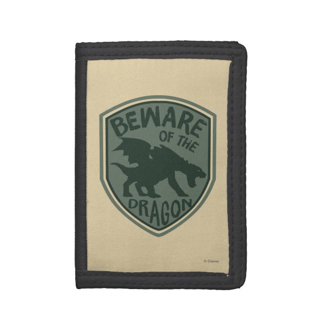 Pete's Dragon | Beware of the Dragon Tri-fold Wallet (Front Vertical)